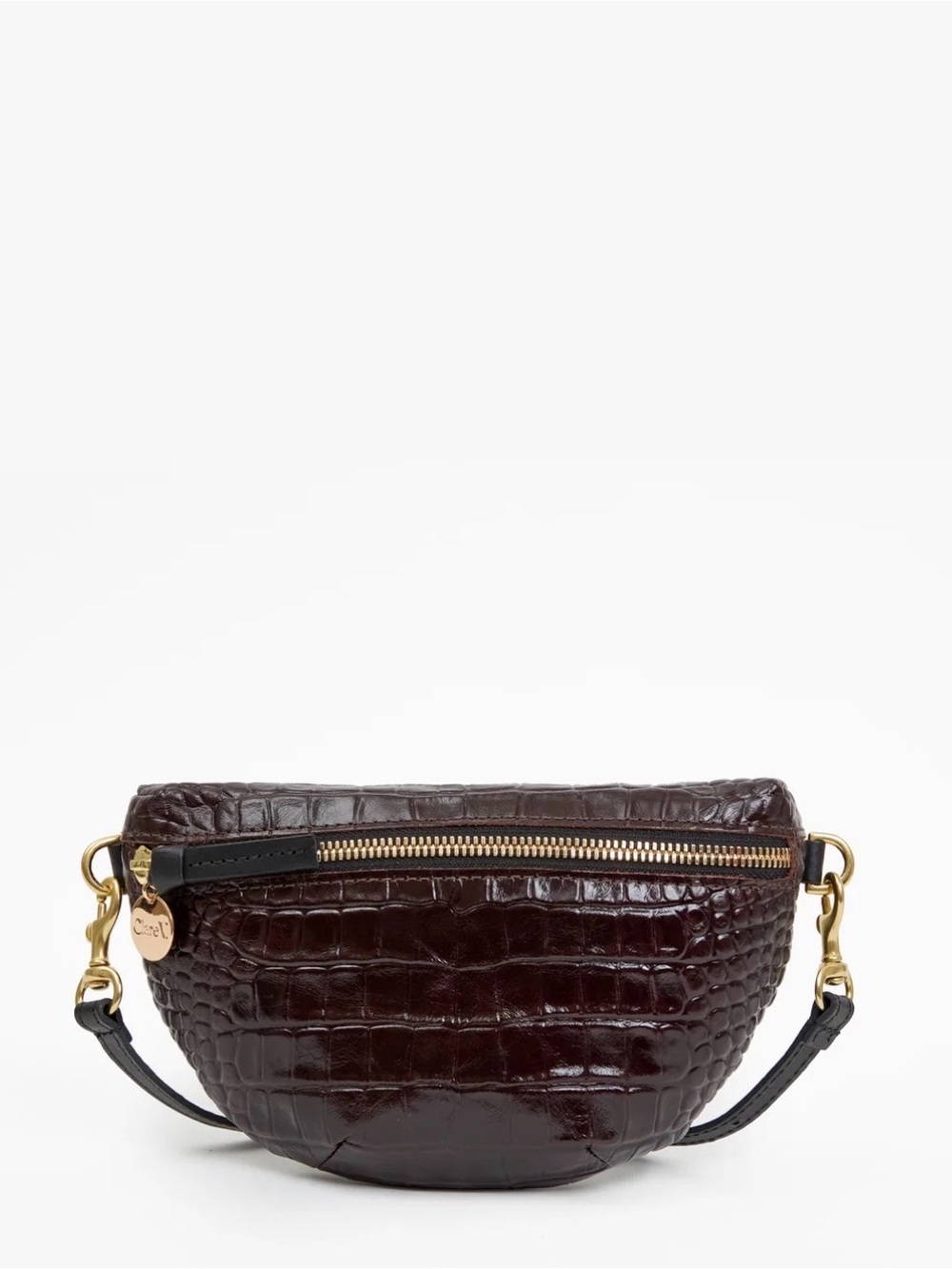 Clare V Petite Fanny NWT
Mahogany Embossed Croco